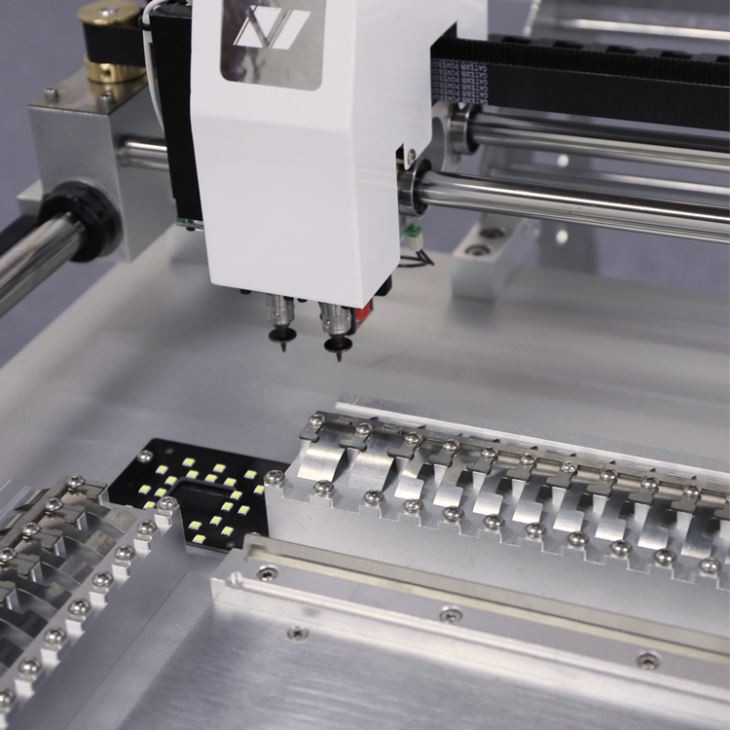 Dual Camera Small Desktop SMT Assembly Machine Low Cost Pcb Prototype